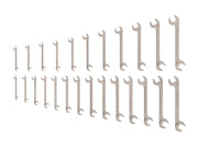 Angle Head Open End Wrench Set, 25-Piece (1/4-3/4 in., 6-19 mm)