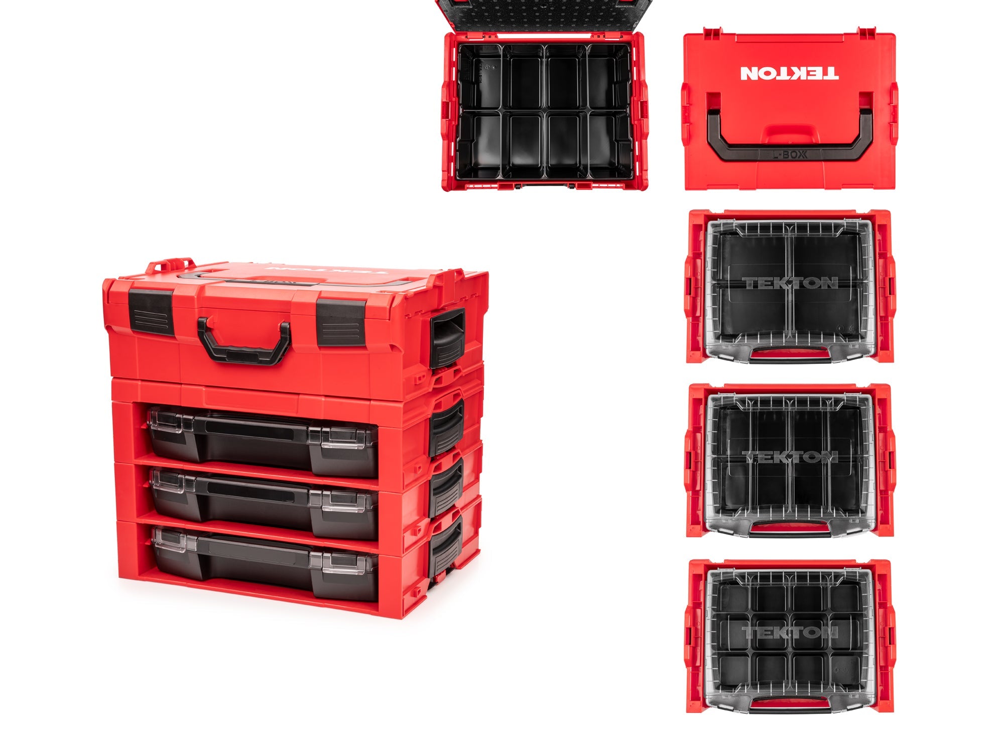 3-Drawer Stack with Tool Box (L-BOXX 2) and Parts Trays