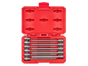 3/8 Inch Drive Long Ball End Hex Bit Socket Set with Case, 11-Piece (3 - 10 mm)