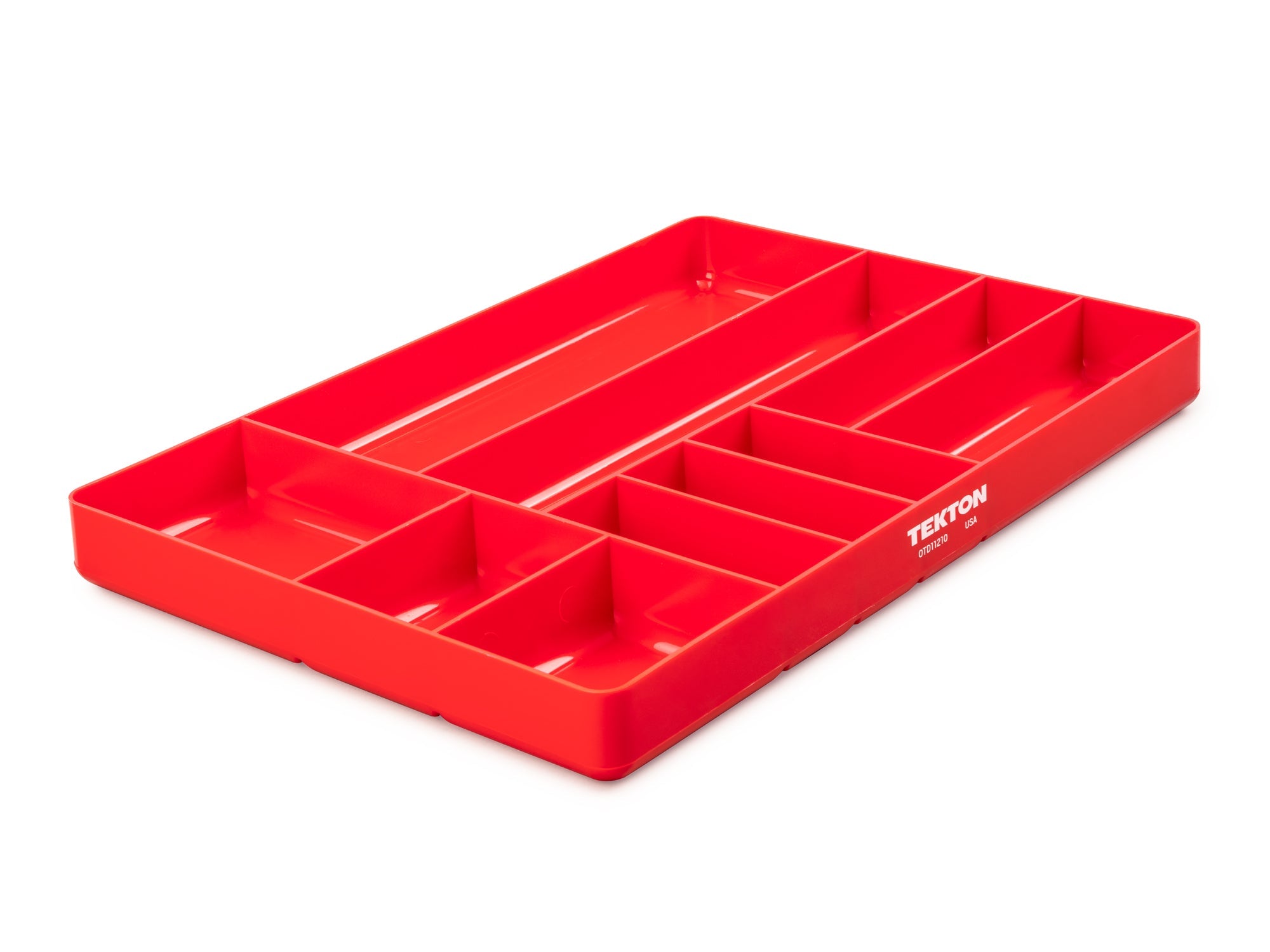 10-Compartment Organizer Tray (Red)